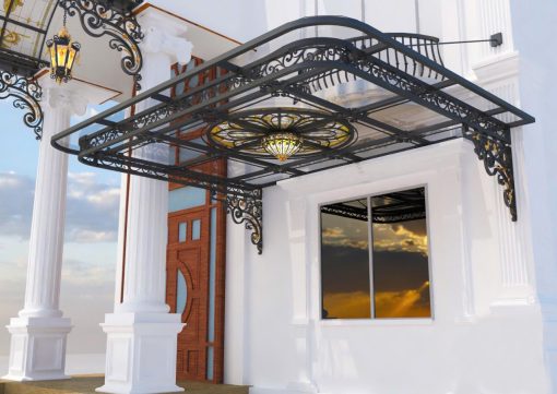 MÁI KÍNH SẮT MỸ THUẬT - MK15 - Ảnh 3