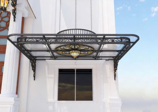 MÁI KÍNH SẮT MỸ THUẬT - MK15 - Ảnh 2