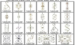 hoạ tiết cổng sắt