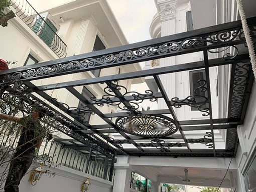 MÁI KÍNH SẮT MỸ THUẬT - MK08