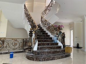 cầu thang sắt mỹ thuật đẹp